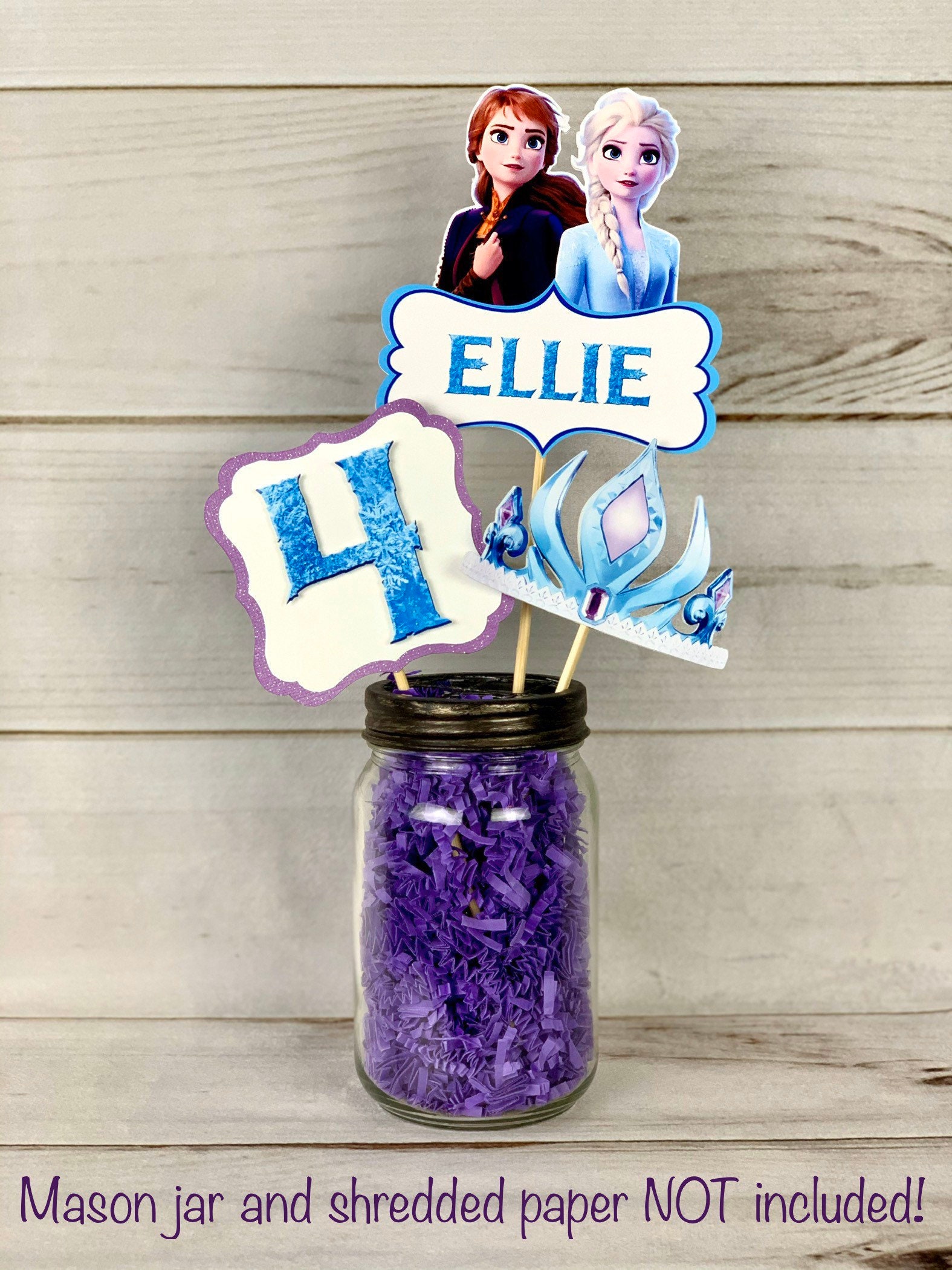 Frozen Centerpieces Frozen Birthday Party Frozen Theme Party Frozen Decorations 4 Sets