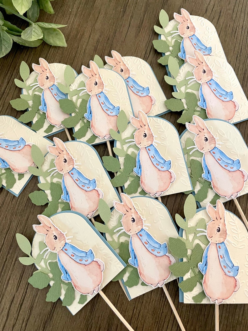 Peter Rabbit Cupcake Toppers, Peter Rabbit Decor, Peter Rabbit Party - Etsy