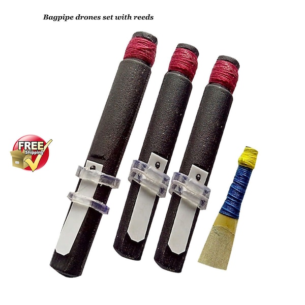 Bagpipes High Quality Synthetic Drone Reeds 4 Pieces Set FREE SHIP