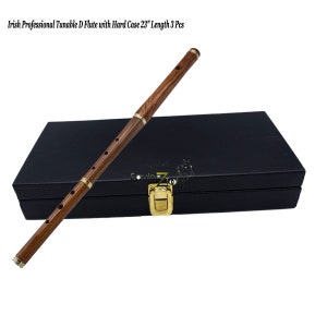 Irish Professional Tunable D Flute with Hard Case 23" Length 3 Pcs by Musical Wear Store