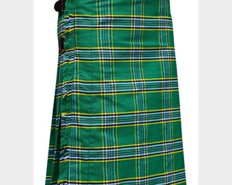 New Scottish Traditional Highland US Navy 13oz Tartan 5 yard Great Kilt