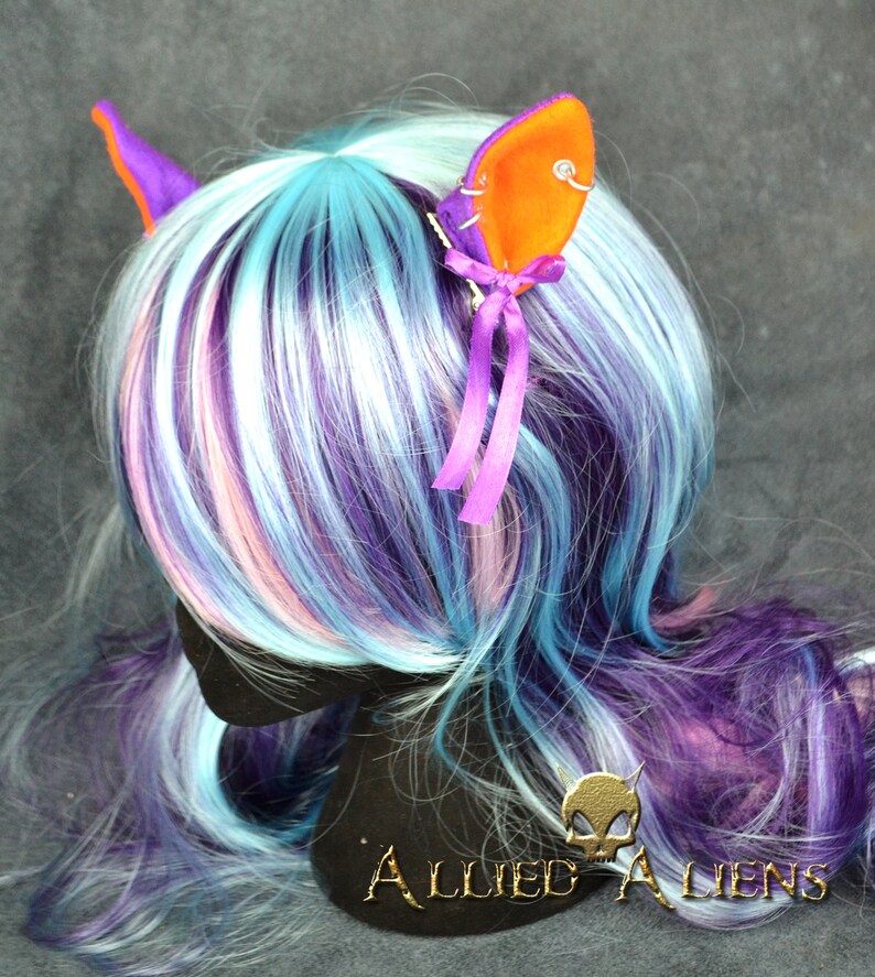 punk hair clips
