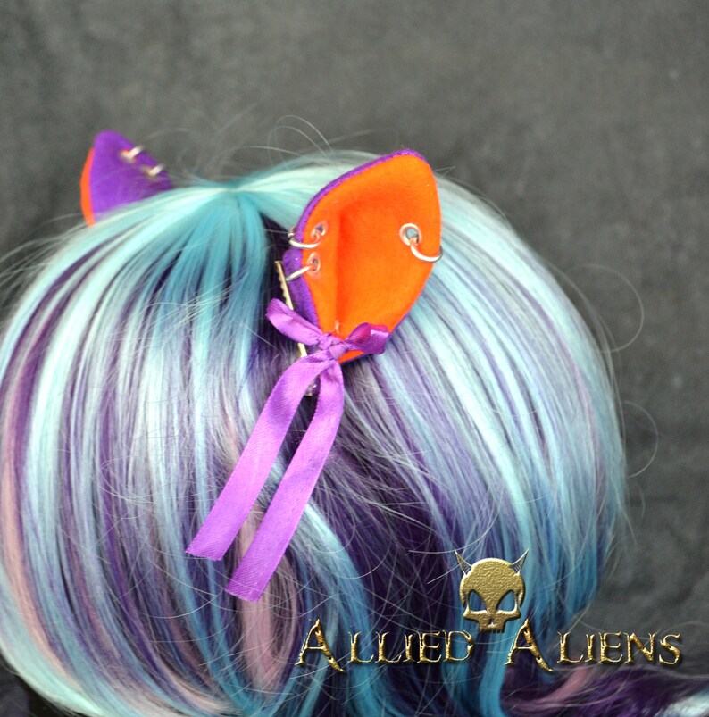 punk hair clips