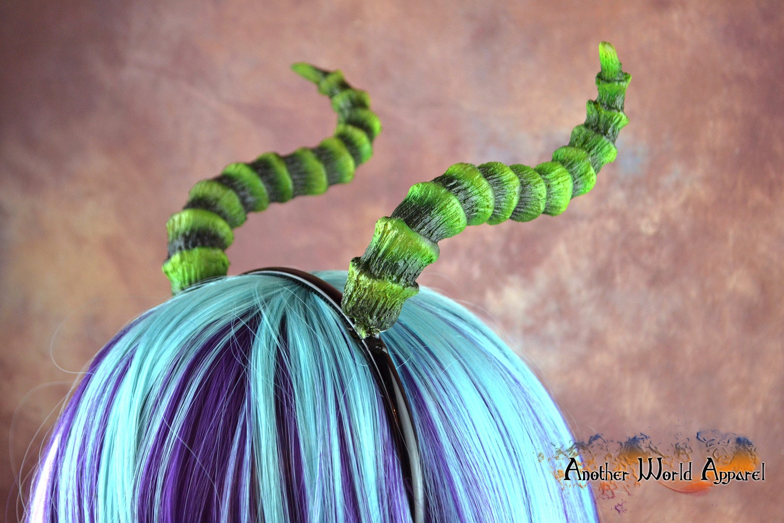 Green Monster Horn headband Foam cosplay accessory LARP Etsy