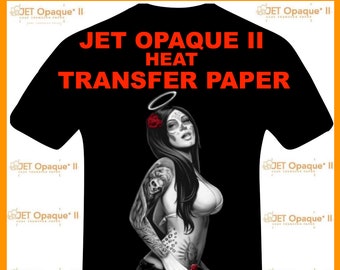 Neenah Jet Opaque II Inkjet Heat Transfer Paper - Iron On Transfer Paper for Dark Colors 100 Sheets of 8.5 X 11" FREE SHIPPING!