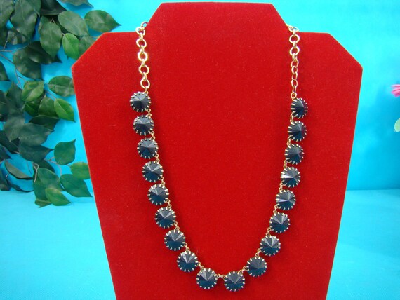 GLASS RIVOLI Necklace Prong Set 