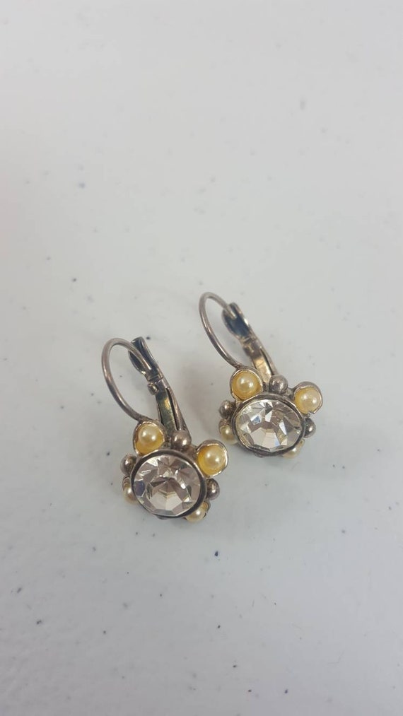 Vintage Faux Pearl Earrings