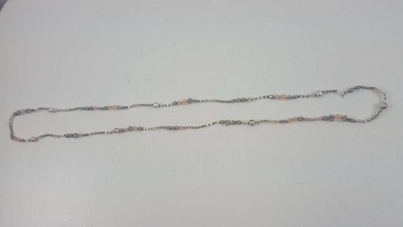 Long Vintage Beaded Necklace - image 2