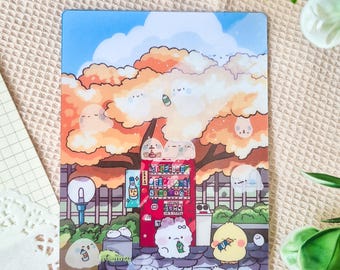 Wuukie and Soya 3D Lenticular Art Print: Interactive Greeting Card
