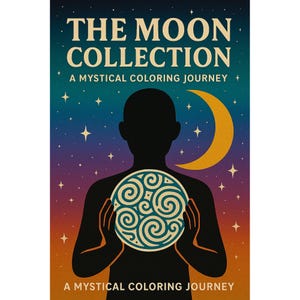 Mindful Moon Coloring Therapy