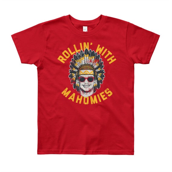 VTG Patrick Mahomes Rollin With Mahomie logo T-shirt limited stock