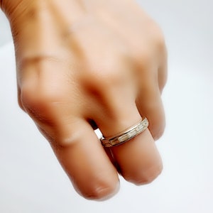 Clear Baguette Ring Vintage Size 8 Solid Sterling Silver