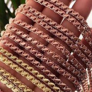 Barleycorn Chain Choker or Bracelet 32 cm +extension /12.6&#39;&#39; +extension 925 Sterling Silver