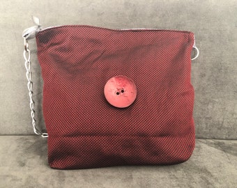 Bordeaux Silk Bag