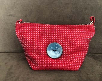 Red silk bag