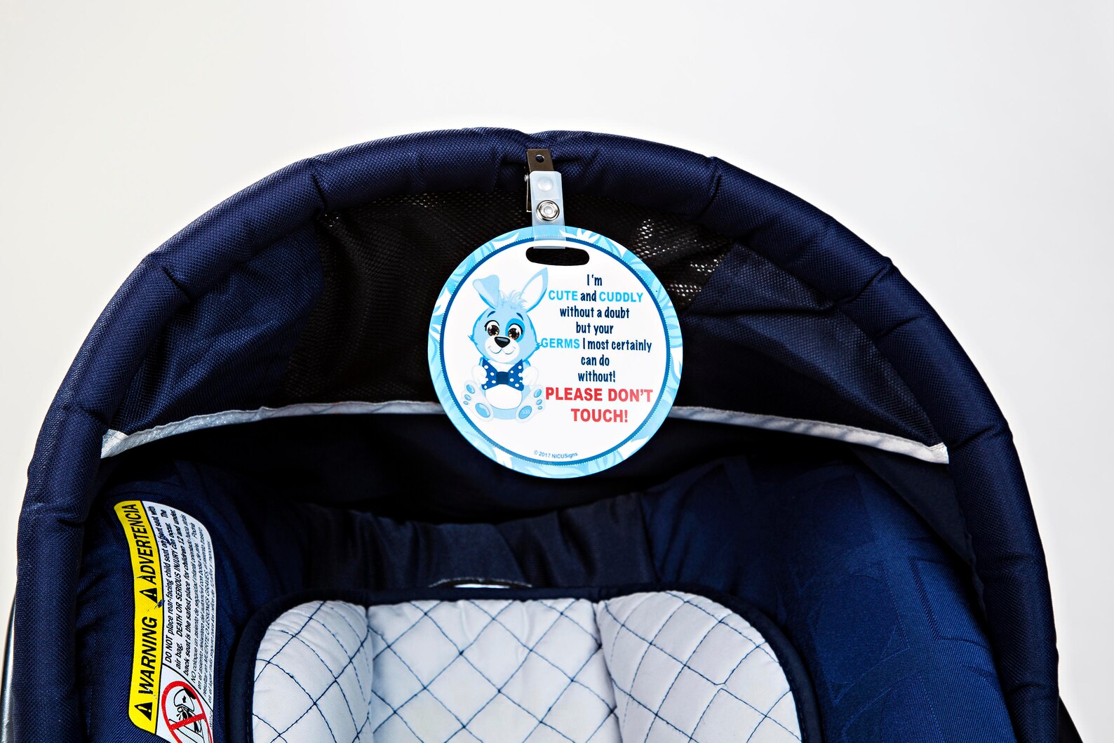 Car Seat Tag Stroller Tag Newborn/preemie Germ Stopper Sign - Etsy ...