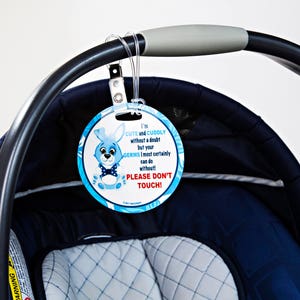 Car Seat Tag, Stroller Tag, Newborn/preemie Germ Stopper Sign, Don't ...