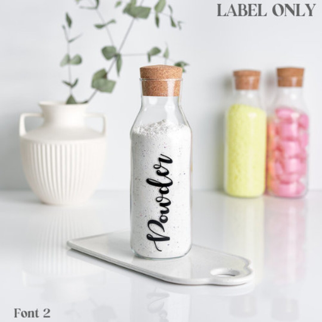 Laundry Jar Labels Kitchen and Utility Organisation Labels for Etsy