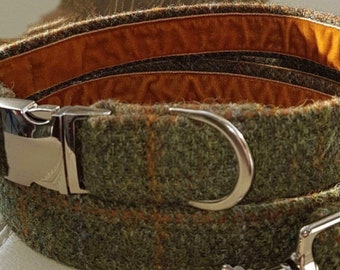 Harris Tweed Dog Collar