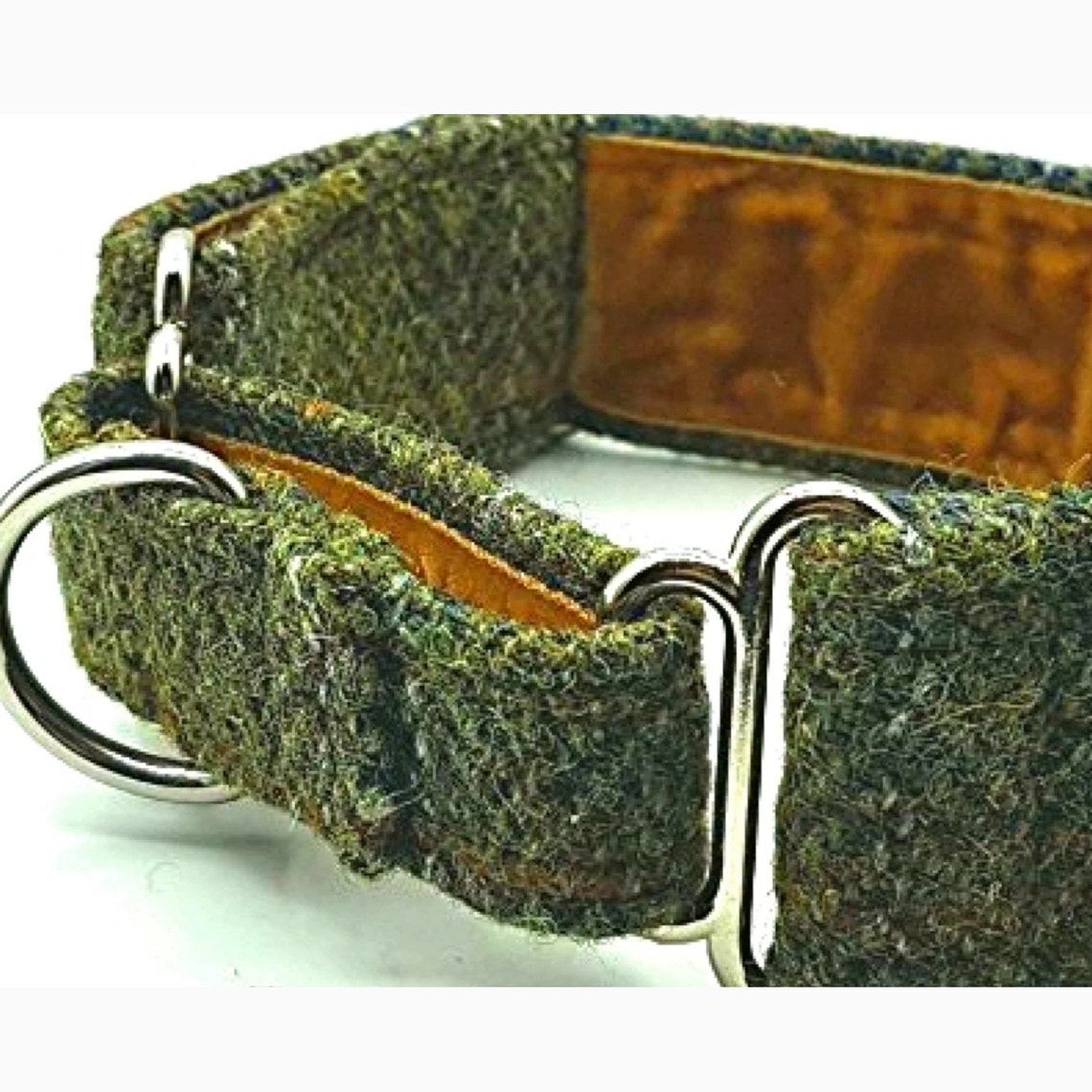 Martingale Dog Collar Harris Tweed Greyhound Whippet Etsy