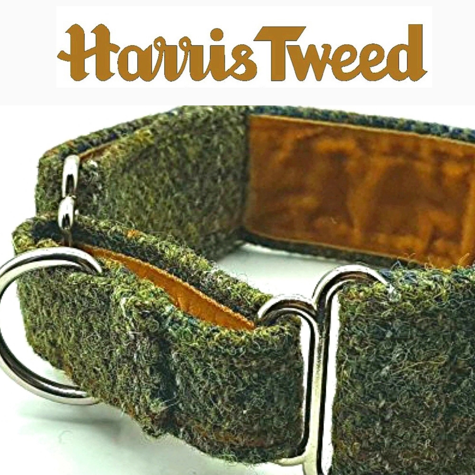 Tweed top martingale collar
