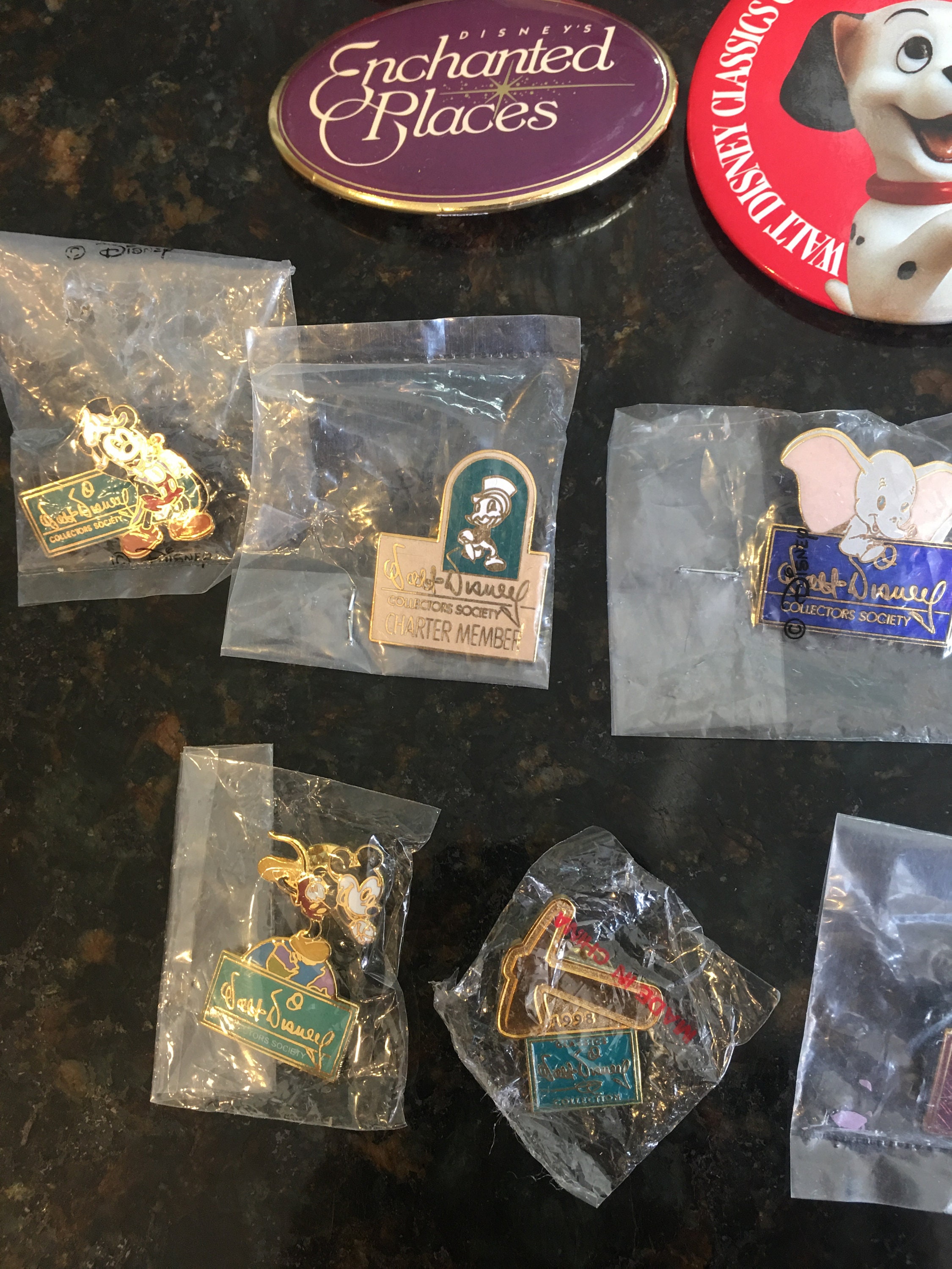 Walt Disney Collectors Society Pin Collection 9 new pins and Etsy
