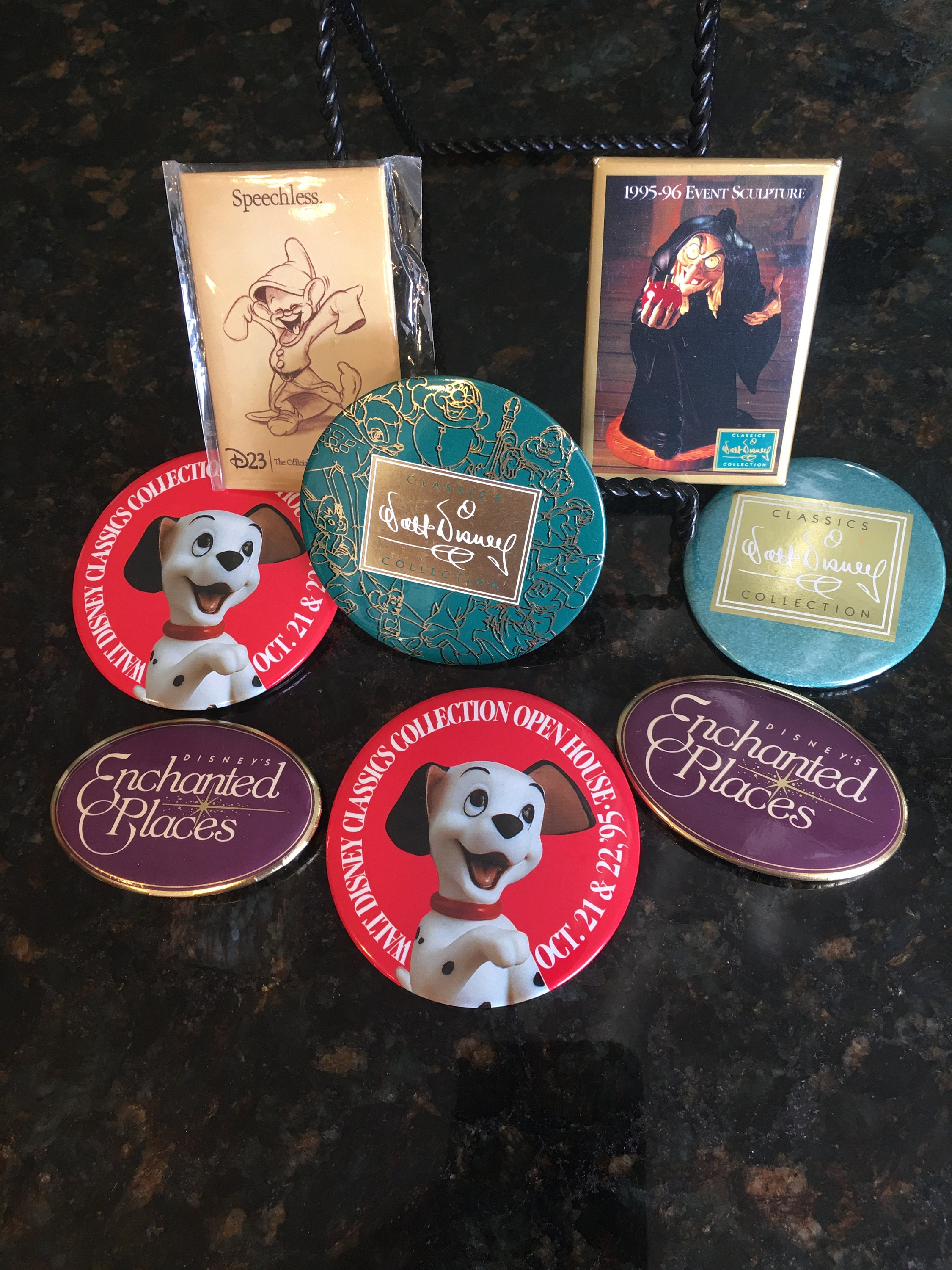 Walt Disney Collectors Society Pin Collection 9 new pins and Etsy