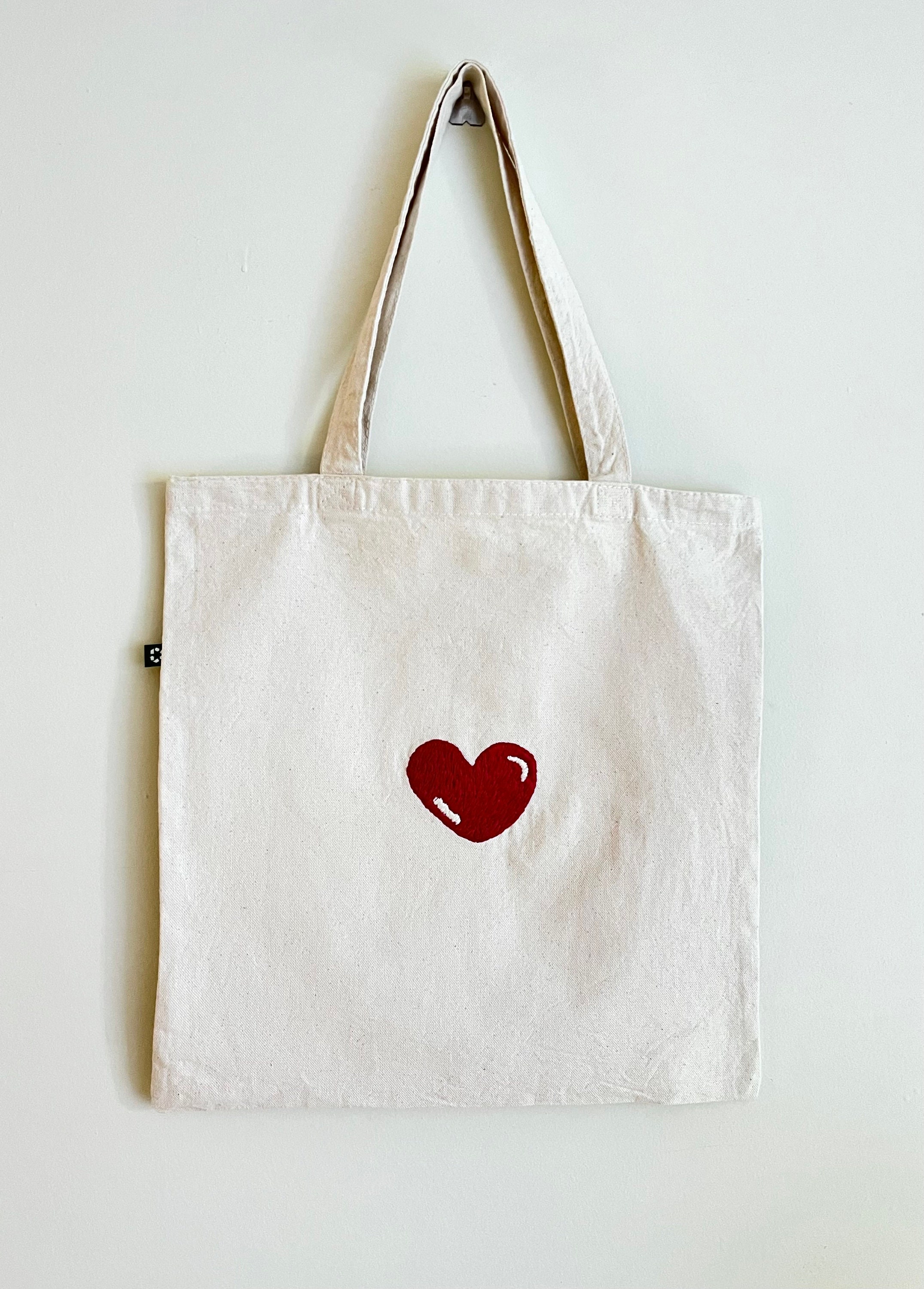 1pc Heart-shaped Pattern Fashionable Tote Bag With Zipper Closure, Suitable  For Women's Daily Use
