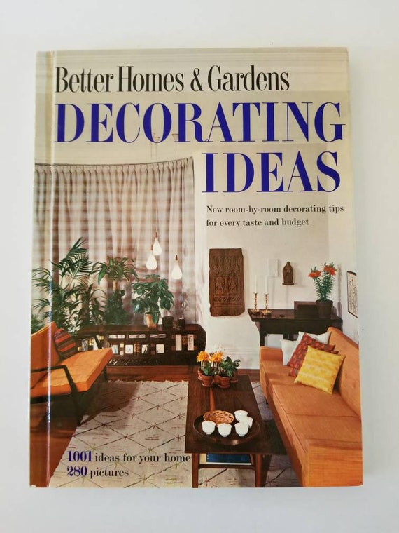 1960 Decorating Ideas Hardcover Book By Better Homes And Gardens Mid Century Modern Vintage Decor Ideas Photography Design