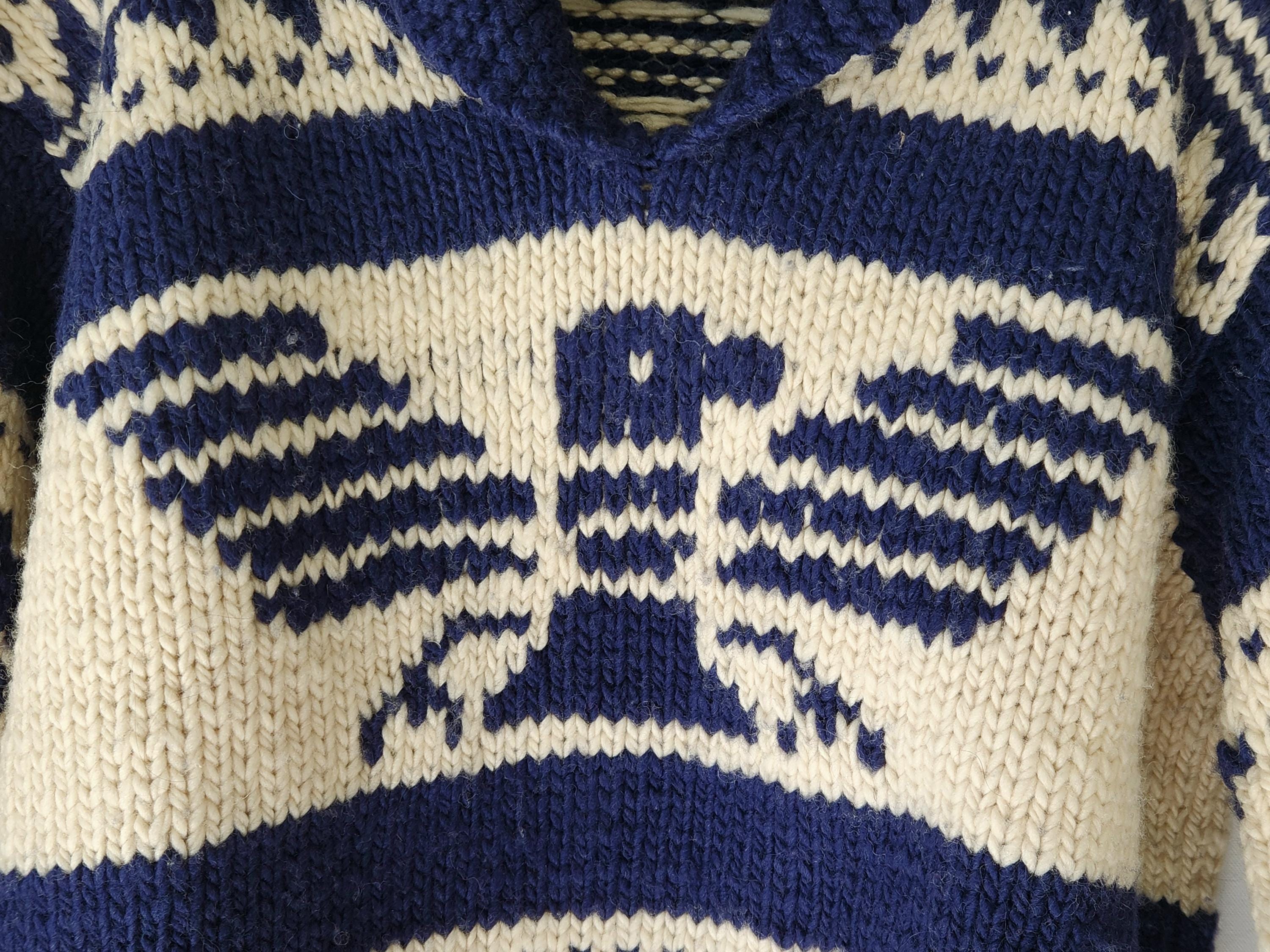 Vintage Polo Ralph Lauren Handknit Aztec Indian Eagle Sweater - Etsy
