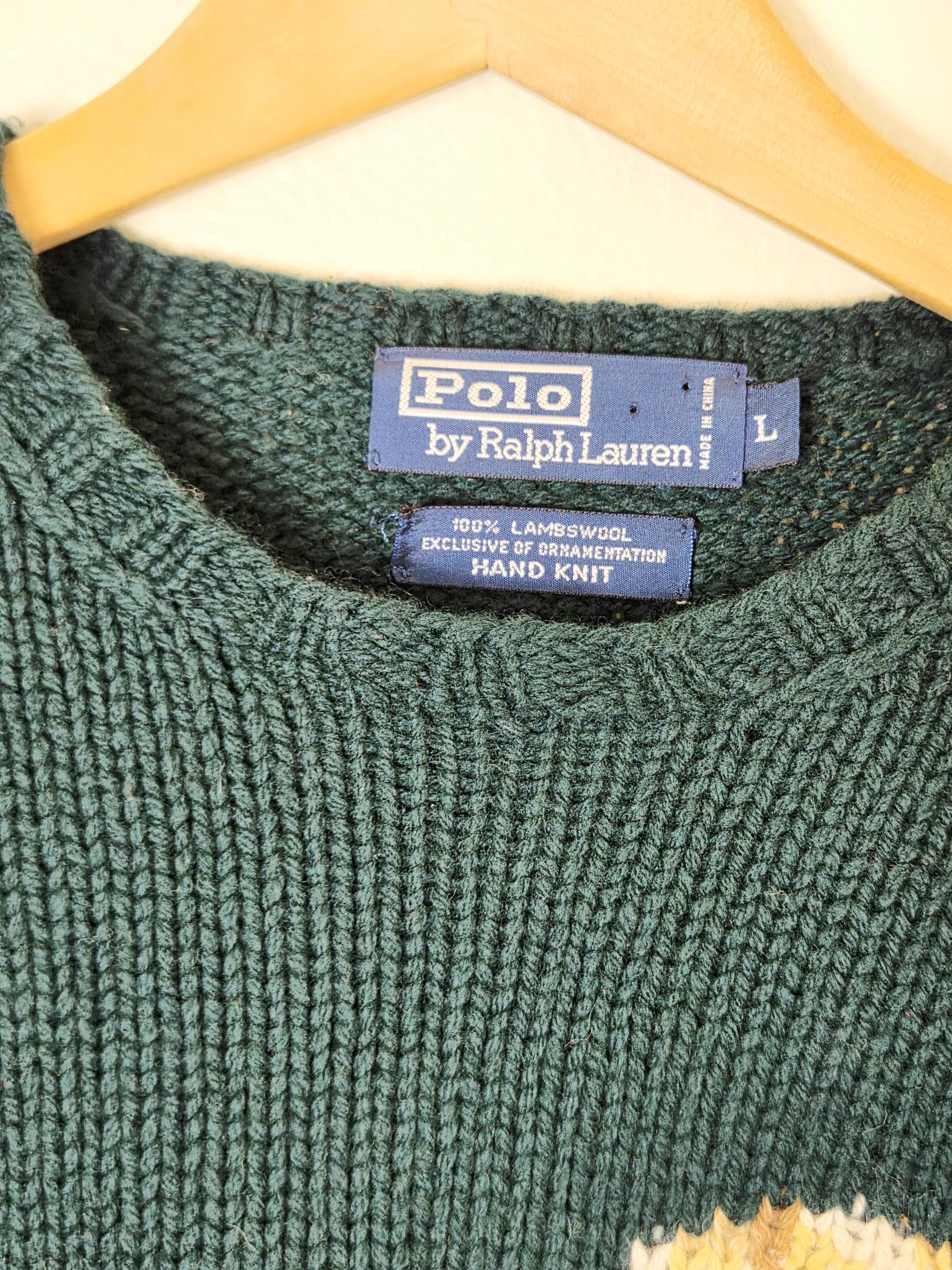 Polo Ralph Lauren Vintage Handknit Dog Sweater - Etsy Canada