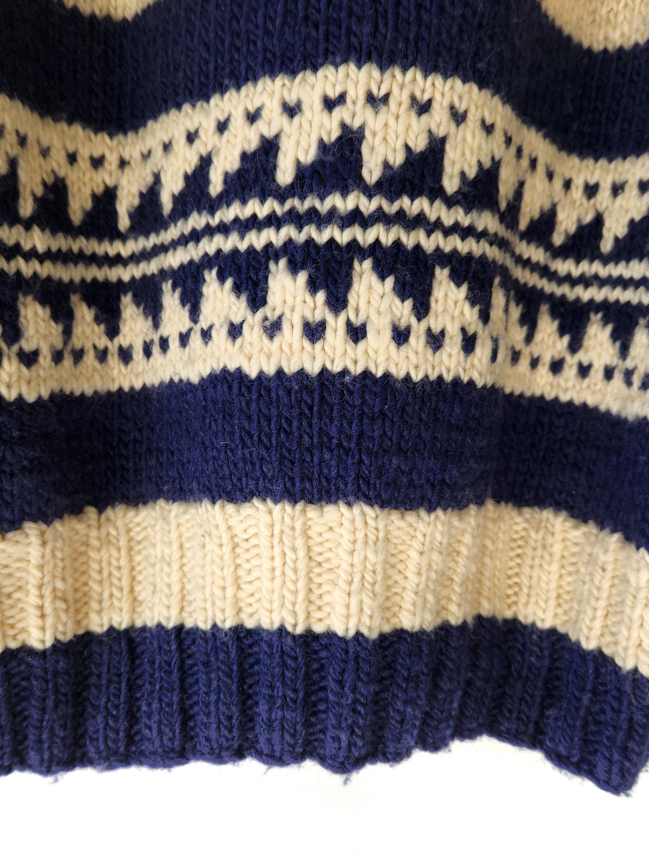 Vintage Polo Ralph Lauren Handknit Aztec Indian Eagle Sweater - Etsy