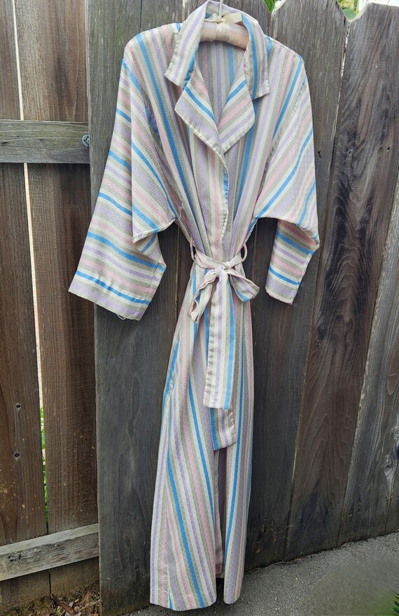 Vintage Eve Stillman Couture Multicolored Striped 