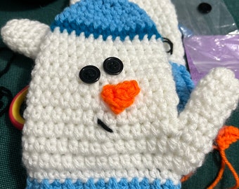 Snowman Mittens