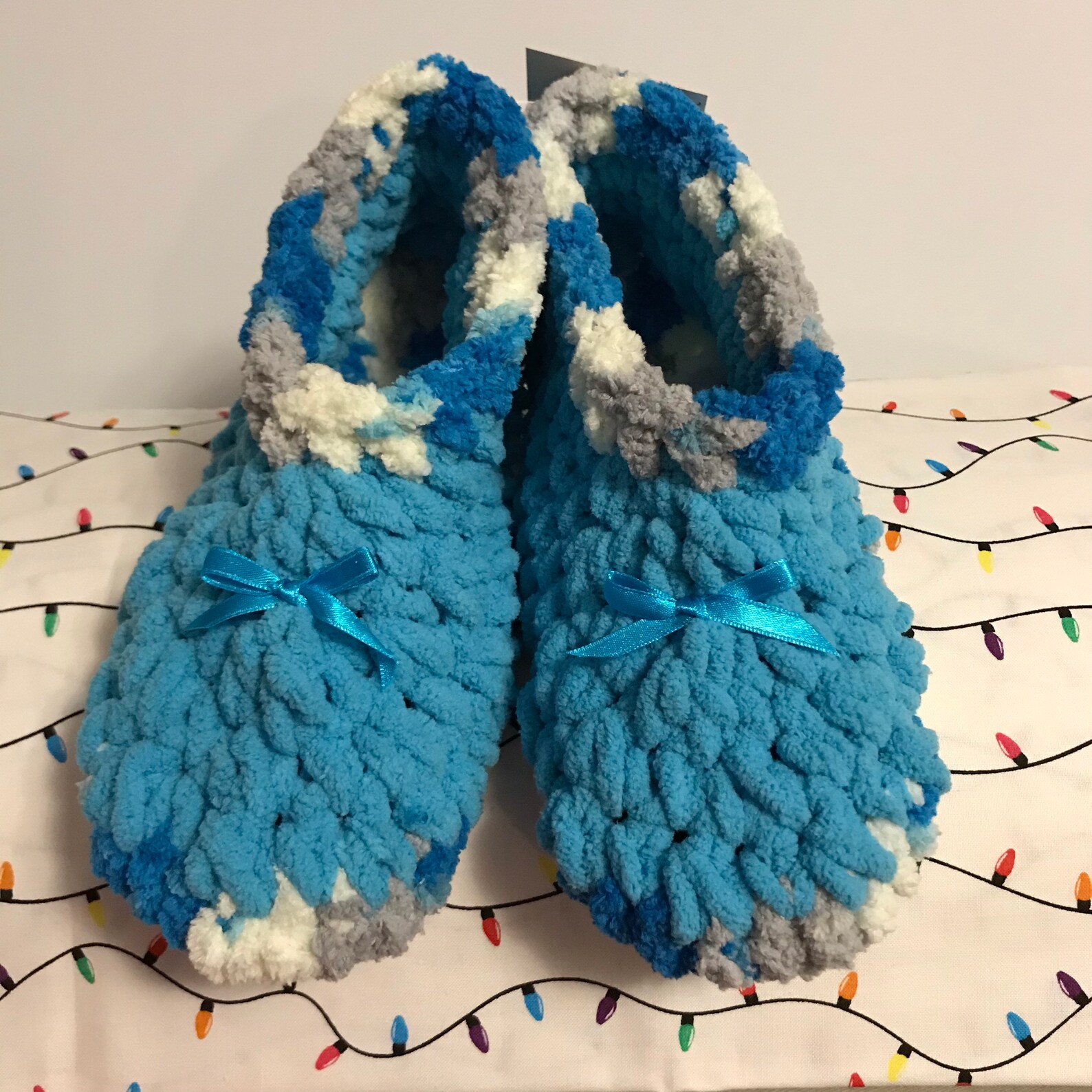 Softest Chenille Crochet Slippers Any Size Any Color. Custom Etsy