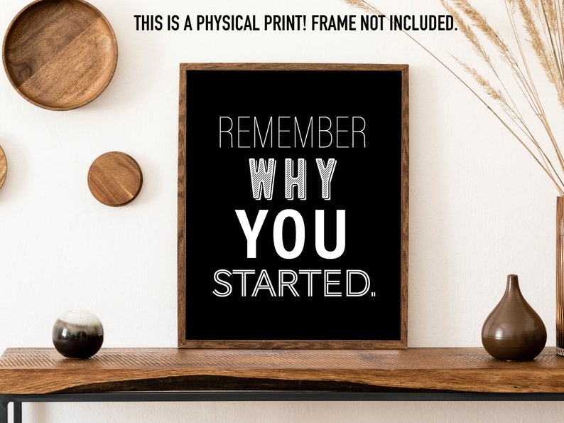 Remember Why You Started Art Print Gym Poster Workout Inspiration Print Gym Prints Fitspo Home Gym Prints Gym Wall Print Trust image 2