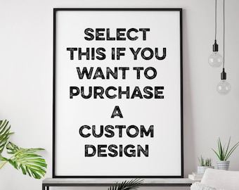 Custom Listing | Custom Art Print | Custom Design | Custom Quote or Phrase | Custom Designed Art Print for Home Bike Riders