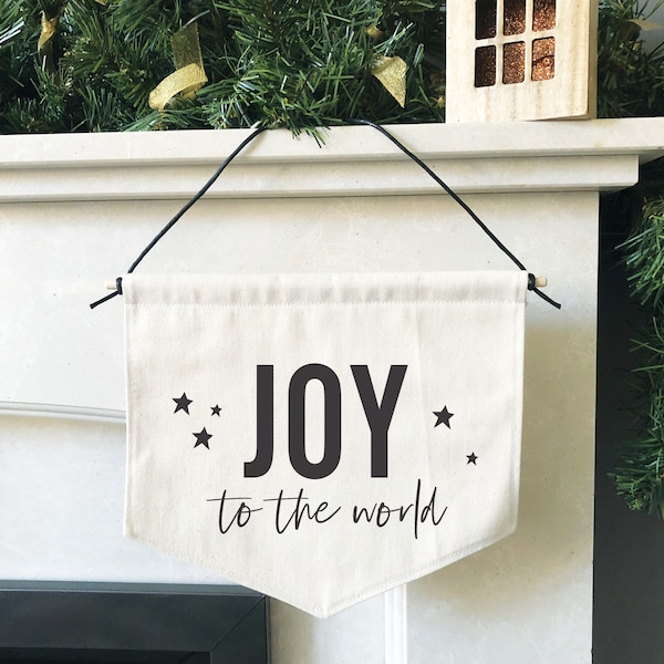 Joy to the World Banner - Etsy