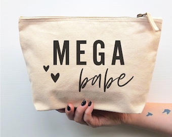 Mega Babe Canvas Pouch