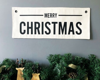 Buon Natale Eyelet Banner Wall Hanging