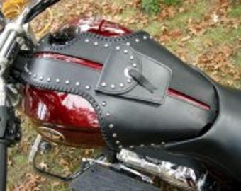 Leather Victory Motorcycle Cross Country Tank Guard