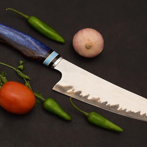Chef Knife, D2 Steel, Kitchen Knife, Handmade Chef Knife, Wood sheath, Handmade Kitchen Knife, Christmas Gift, Birthday Gift