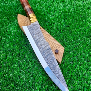 Chef Knife, D2 Steel, Kitchen Knife, Handmade Chef Knife, Wood sheath, Handmade Kitchen Knife, Christmas Gift, Birthday Gift