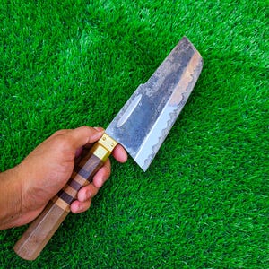 Chef Knife, D2 Steel, Kitchen Knife, Handmade Chef Knife, Wood sheath, Handmade Kitchen Knife, Christmas Gift, Birthday Gift
