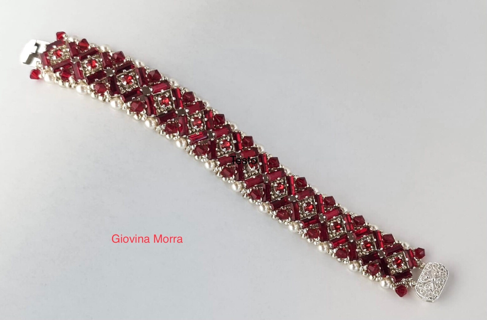 Tutorial PDF Bracelet elegance, Tutorial With Baguette True Crystal,pdf ...