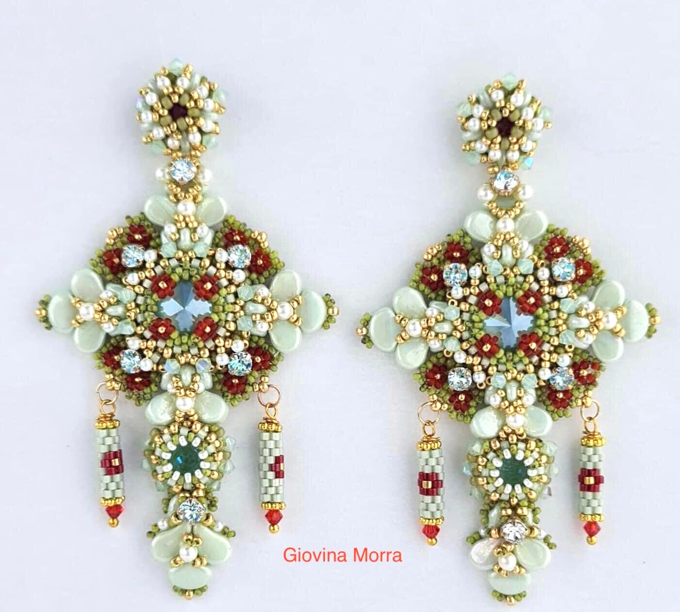 Orecchini Pendenti Fatti A Mano In Pelle Di Pecora, Doppio Anello, Leggeri 7g, 7,4x4,3 Cm, Ipoallergenici, Regalo Per Donna Con Confezione, 8 Colori - 2