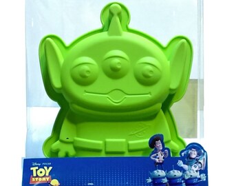 Disney Toy Story Alien-utensilios para hornear de silicona, molde para pastel, gelatina y Chocolate, bandeja antiadherente para hornear