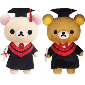 graduation plush animals