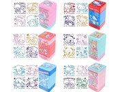 4-in-1 Sanrio Self-inking Reward Stamp Teacher Homework Encourage Review Rubber Chop Set Stationery