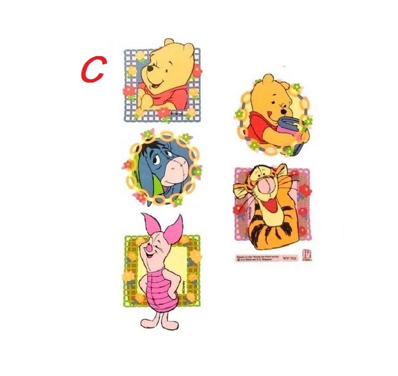 Uk Winnie The Pooh Waterproof Sticker Removable Vinyl Decal For Furniture Kitchen Bathroom Tile Wall Glass Nursery Laptop